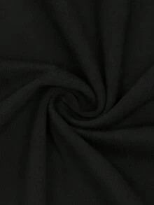 Men's 200g Cotton Shirt Designed In Mexico - Featuring "" Art Print And Sharing Hand Figure, Ideal For Music Lovers - 黑色 - 查看 4