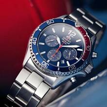 Orient RA-TX0201L Solar Diver Cronógrafo: Correa de metal de 42,8 mm