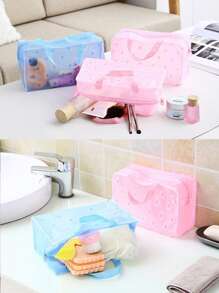 Ditsy Floral PVC wasserdichte Kosmetik-Toilettenartikel Dusch-Organizer Reise-Aufbewahrungstasche, ein Muss-haben Make-up-Tasche Make-up-Tasche Hautpflege-Tasche Kulturbeutel Packwürfel, Reiseessentials Kreuzfahrtessentials Studentenwohnheim-Essentials, Brautjungferngeschenke, Muttertagsgeschenke, Geburtstagsgeschenke, Geschenke für Freunde und Lehrer, Wohndekoration, Badezimmer Wohnzimmer Bett Lippenpflege-Organizer, Kosmetiktasche, große Makeup-Tasche, Weihnachtsgeschenke, Tasche, Reise, Tasche, Clutch / kleine Handtasche, Make-up-Organizer, Tasche, Pinseletui, Mini-Tasche, Tasche mit großer Kapazität