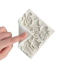 Ocean Series Resin Silicone Mold, Suitable For Making Pendants, Earrings, Accessories, Jewelry DIY Crafts, Also Suitable For Valentine's Day, Easter, Mother's Day And Other Holiday DIY Crafts. - White - View 5