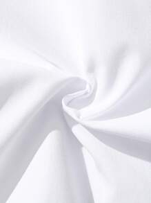 男童经典休闲百搭短袖 Polo 衫，适合休闲、正式、学校、派对和表演场合 - 白色 - 查看 10