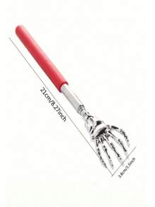Extendable Back Scratcher, Stainless Steel Portable Telescopic Rubber Handle Back Scratchers For Thanksgiving, Birthday, Christmas Gifts - Multicolor - View 7