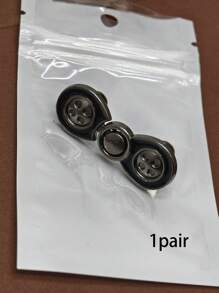 1對不需縫製的鈕扣，可調節並拆卸，適用於牛仔褲、裙子、長褲 - 優秀的工具，可在不開洞的情況下改變腰圍尺寸