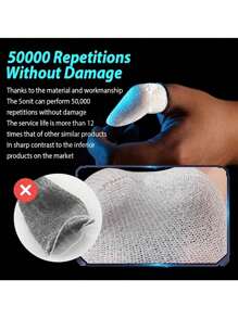 4pcs(2 Pairs) Gaming Finger Sleeves With Metal Case, Breathable Finger Caps For Phone Game Touch Screen Controls