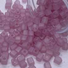 Set de 120 piezas de cuentas de vidrio en forma de cubo cuadrado, forma de bloque helado apta para hacer anillos, pulseras, regalos para amigos, y complementos diarios de joyería