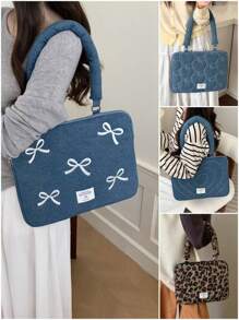 INS 时尚笔记本电脑内胆包，适用于 MacBook 13/14 英寸、15/15.6 英寸、单肩笔记本电脑手提包