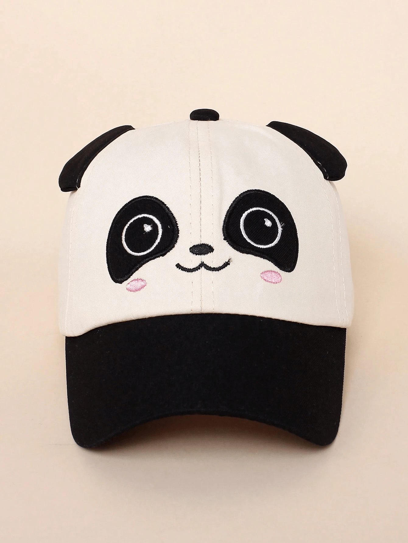 1pc Baby/Toddler Cartoon Panda Baseball Cap, Sun Ion Children Hat, Spring/Summer - Panda - View 1