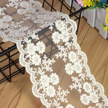 1pc European Style Crown Motif Wedding Lace Applique, Non-Stretch Embroidered Decor For Curtain, Tablecloth, Bridal DIY Accessories - Multicolor - View 17