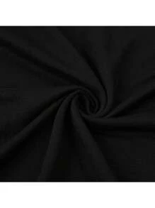 1pc Solid Color Milk Silk Elastic Sofa Cushion Cover, High Stretch Dustproof Universal Seasonal Use Suitable For Garden Patio Outdoor Rattan Sofa Seat Protector Slipcover