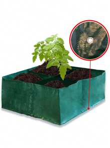 1/2pcs 4-Grid Raised Garden Bed, Fabric Planting Bags For Vegetables/Flowers, Gardening Grow Bags Suitable For Potatoes/Tomatoes/Flowering Plants