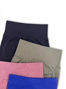 Solid Color Minimalist Sports Shorts, Suitable For Summer - Multicolor - View 8