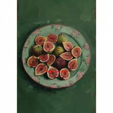 1 件墙面艺术海报无框现代复古餐饮水果橙子鳄梨番茄咖啡海报和印刷品帆布画墙壁艺术图片用于食物厨房装饰