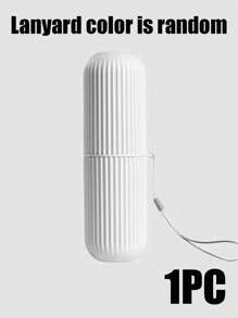 1 Stück Reise Zahnbürstenhalter, tragbarer Zahnbürstenbecher für Reisen, Camping, Geschäftsreisen und Schule, multifunktionales Zahnbürsten- und Zahnpastaset, tragbarer Reise-Mundwasserbecher, Zahnbürstenbecher-Set für Zuhause, Studenten-Wohnheim, Zahnpflege-Mundwasserbecher, Rückkehr zur Schule