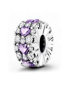 1PC 925 Sterling Silver Fashionable Cherry Grape Mushroom Basket Pendant Beads Charm Suitable For Bracelets DIY Women's Jewelry - Silver - View 15