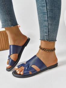 Women's Handmade Soft And Comfy Fashion Slip-On Sandals, Soft Sole Non-Slip Wear-Resistant Open Toe House Slippers