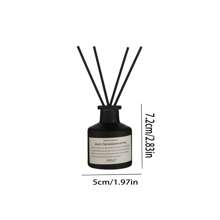 5pcs (1 Fragrance Oil Bottle + 4 Diffuser Rattan Reeds) Flameless Home Fragrance Set, Long-Lasting Scent, Suitable For Bedroom, Bathroom, Living Room, Aromatherapy, Room Freshener, Diffuser, Gift, Home Decor
