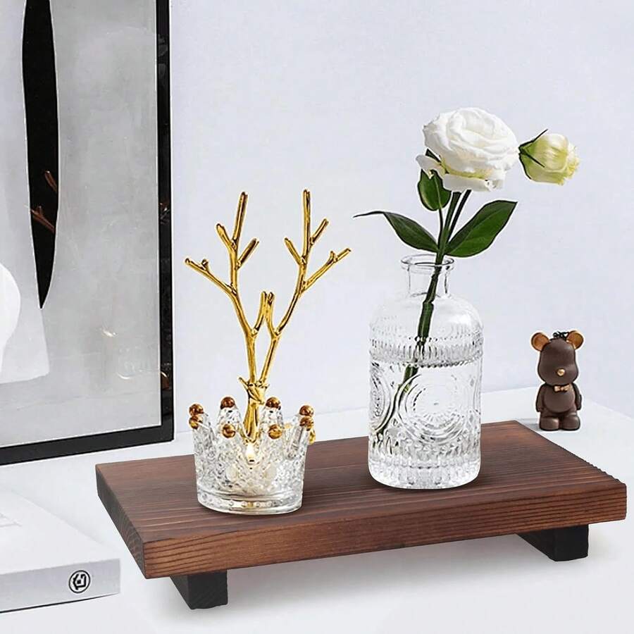 Tray, Breakfast Tray, Cake Tray, Bread Tray, Kitchen Tray, Snack Tray, Coffee Tray, Tea Set Tray, Breakfast Tray, Afternoon Tea Tray, Suitable For Home, Restaurant And Party Use, Multipurpose Tray, Christmas, Various Festivals