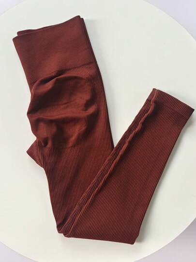 Mallas de fitness sin costuras y de alta elasticidad para mujeres, pantalones de yoga ajustados de cintura alta que levantan el trasero, mallas recortadas