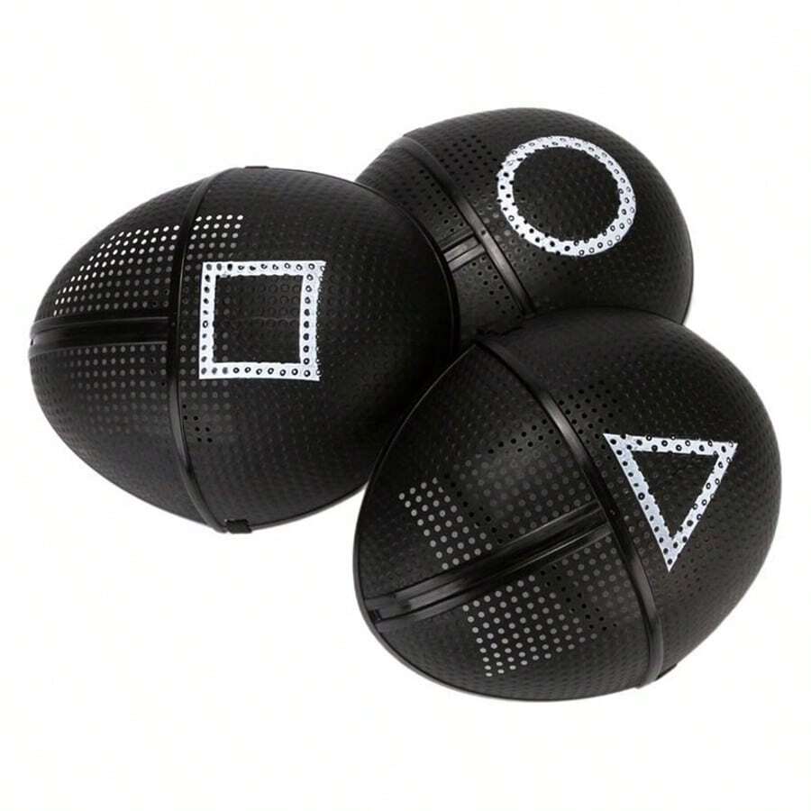 1pc Square, Circle, Triangle Geometric Game Mask, Costume Party Cosplay Prop Halloween - Multicolor - View 1