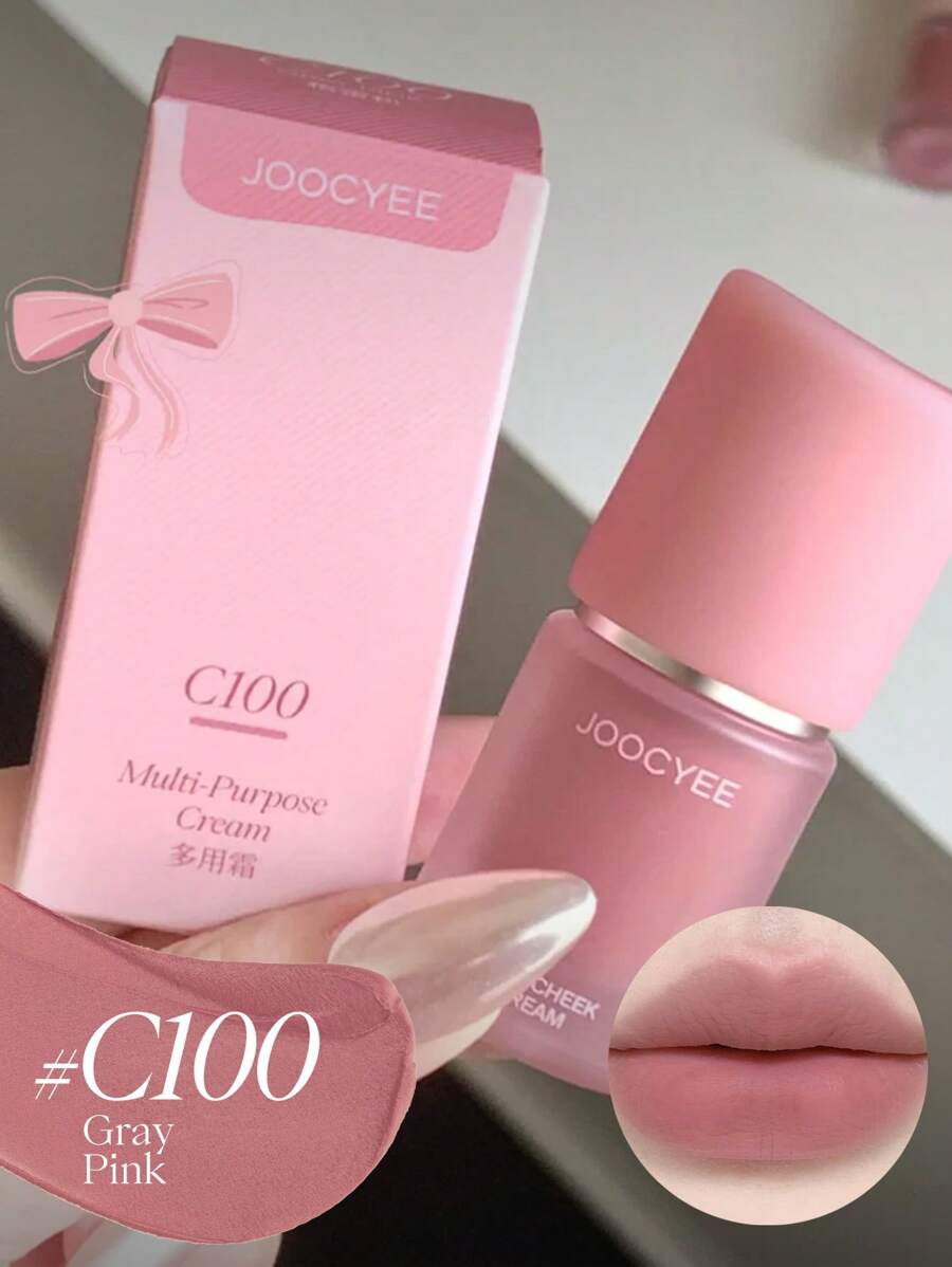 JOOCYEE 多效保湿霜，丝滑质地，升级柔润配方，一支刷子即可涂抹全脸。 - C100 Gray Pink - 查看 1