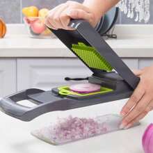 Nicer Dicer Plus 14 In 1 PREMIUM Vegetables Fruits Slicer Cutter - 黑色 - 查看 2