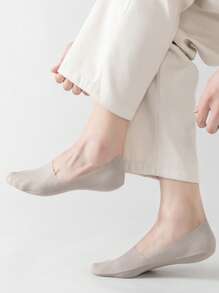 3/6 双男士休闲船袜，夏季薄款透气防滑隐形袜子 - 彩色 - 查看 3