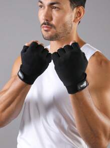 VBOSI 1 双男女通用可调节防滑半指健身手套轻便适用于骑行、健身和举重健身房配件、运动、健身房、家庭锻炼、女士健身手套、拳击手套、健身手套、健身手套、男士健身手套 - 彩色 - 查看 4