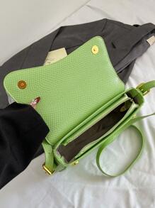Snake Skin Pattern Women's Fashion Crossbody Shoulder Handbag