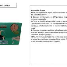 Aparato Auditivo Recargable Para Sordera Amplificador Sonido - Caqui - Ver 3