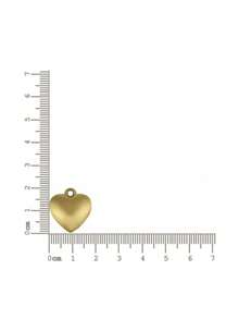 Pulseira semi joia 3 pingentes com verniz italiano - Dourada - Visão 8