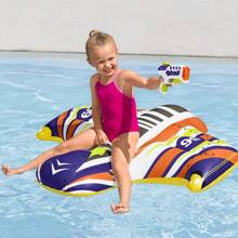 Importadora La Merced Ride-On Spaceship Float, Children's Lifebuoy, 1.41 M Long, Inflatable Pool Float, Aquatic Float - Multicolor - View 1