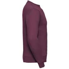 Russell Mens Authentic Sweatshirt (Slimmer Cut) (Burgundy) - Burgundy - View 3