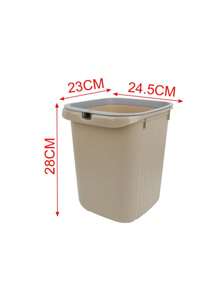 Household Trash Can For Living Room, Bedroom, Kitchen, Bathroom, Toilet Home Bathroom Decor Summer