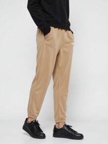 Puma ESS+ Embroidery Sweatpants FL - Prairie Tan - View 2