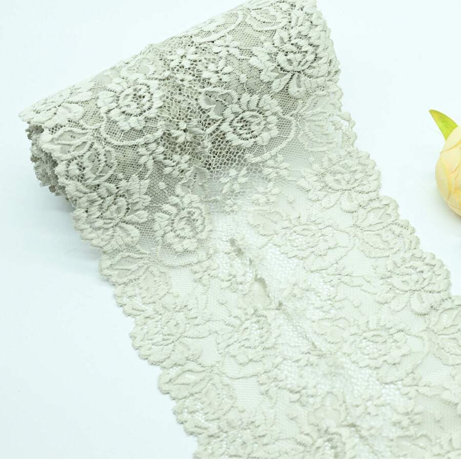 7004 High Quality Lace – Elegance And Sophistication For Your Projects" Made Of 90% Nylon 10% Elastane