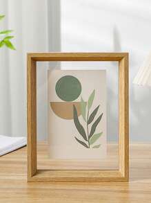 1个双面相框，高透明亚克力玻璃木塑复古相框，DIY相框，可用于放置照片。适用于客厅、卧室装饰、节日派对、生日礼物、家居装饰、室内装饰、创意桌面植物标本收纳、情人节礼物、毕业礼物、毕业季回忆照片收纳 - 彩色 - 查看 14