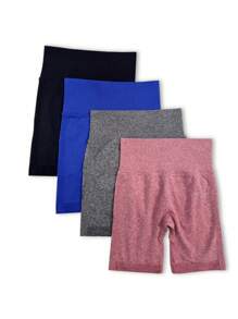 Pantalones cortos deportivos de unicolor, simples y de moda, adecuados para el verano