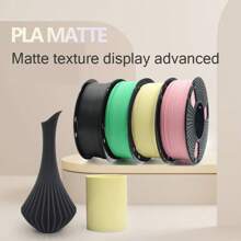 Matte PLA 3D Printer Filament PLA Filament 1.75mm, Neatly Wound PLA 3D Printing Filament 1.75mm, Dimensional Accuracy +/- 0.02 Mm, Fit Most FDM 3D Printers, 0.25kg Spool (8.82oz) - Matte PLA[Crimson Orange] - 查看 6