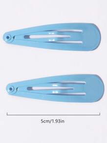 30pcs Candy Colors Butterfly Clips, Simple Rainbow Oil Drop Hair Clips, Cute & Sweet For Girls