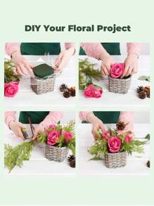 1/3pcs Floral Foam Bricks,Florist Flower Foam Green Blocks,Suitable For Flower Arrangement DIY,For Fresh And Artificial Flower Arrangements Crafts,Vase Fillers,Suitable For Wedding Decoration, Birthday Party Decoration, Home Decoration And Family Gathering, Garden Decoration, Table Centerpiece Decoration Gifts Graduation