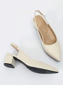 宽版女式春夏露趾尖头细高跟鞋时尚百搭低跟露跟凉鞋