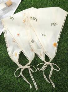 1 件时尚波西米亚黑金属朋克头巾头带，适合音乐节派对和日常佩戴时尚发饰波西米亚风发带 - 棕色 - 查看 7