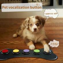 Set de 6 pièces de boutons sonores pour l'entraînement des chiens et l'amour des chiens. Pour les cadeaux aux amateurs de chats/chiens et aux mamans de chiens/chats. Accessoires pour animaux de compagnie avec des autocollants "Amoureux des chiens et mamans de chiens" et "Amoureux des chats et mamans de chats". Aide à l'entraînement idéale pour une communication efficace. Piles non incluses.
