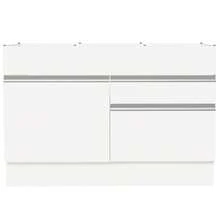 Mueble Cocina 120x60 1 Puerta 2 Caj Sin Tablero Glamy Madesa - Blanco - Ver 9