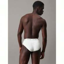Calvin Klein 3P HIP BRIEF - White - View 3