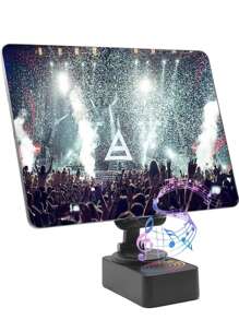 360° Adjustable Folding Phone/Tablet Stand + Power Bank + Atmosphere Light Multi-Function Wireless Bluetooth Speaker - A Must-Have Gadget For Slouchy People - Multicolor - View 7