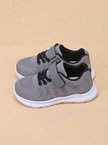 Boys' Fashionable New Student Sports Anti-Slip Breathable Casual Shoes, Summer - Grey - View 5