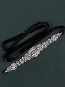 1 件欧美风格水晶婚礼配饰，新娘腰带