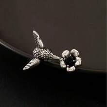 1 Personalized Retro Simple Hummingbird Presbyterian Open Ring