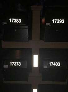 10/30pcs/Set Reflective Mailbox Numbers Sticker Decal Die Cut Classic Numbers Set For Mailbox, Signs, Window, Door, Cars, Trucks, Home, Business, Address Number, Indoor Or Outdoor Wall Art Bedroom Decor Decor Stickers Home Decor Living Room Wall Paper Wall Stickers Party Decorations Living Room Decor Bedroom Office Decor Home Decor Items Personalised Stickers - Multicolor - View 4